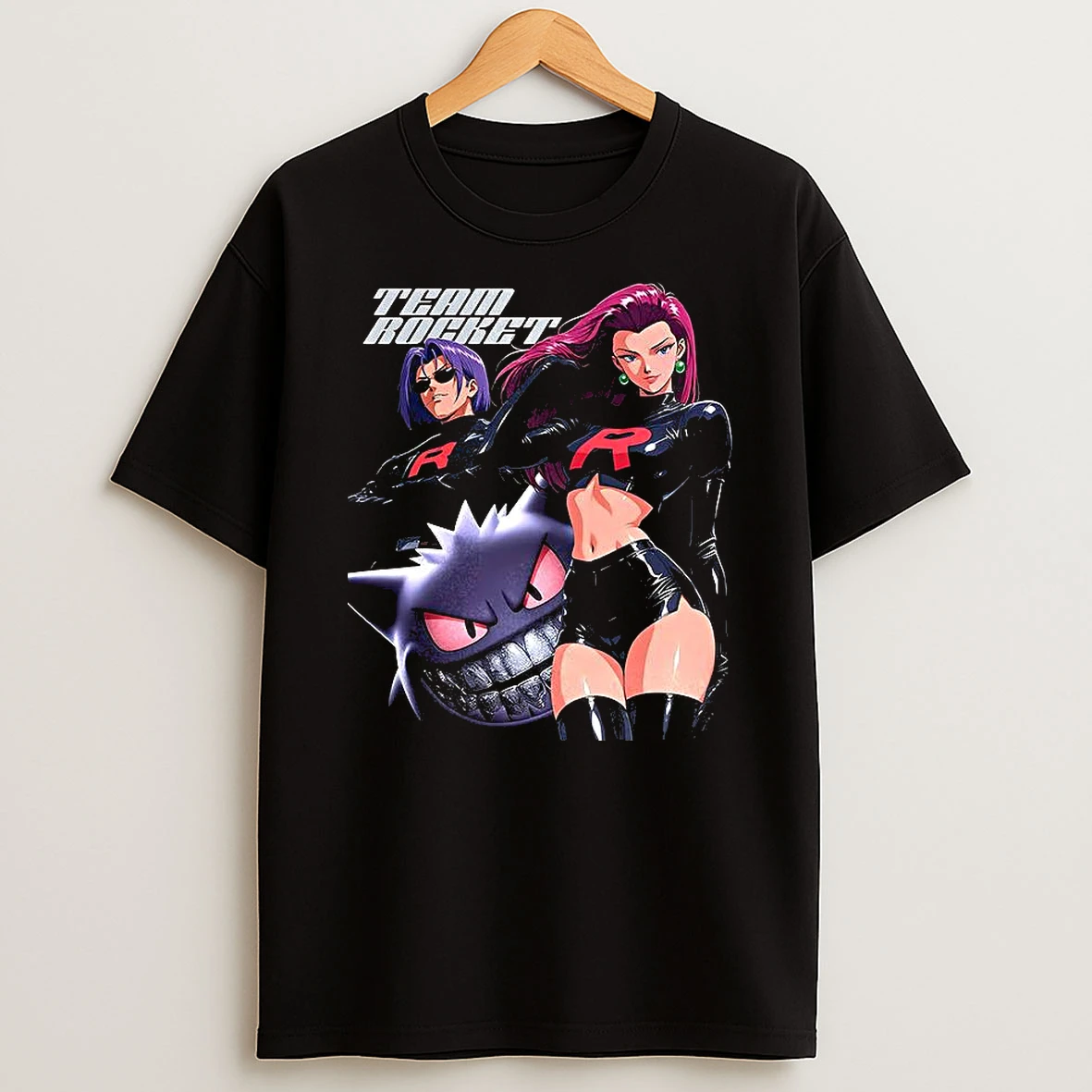 Team Rocket Gang Pokemon Anime Vintage T Shirt