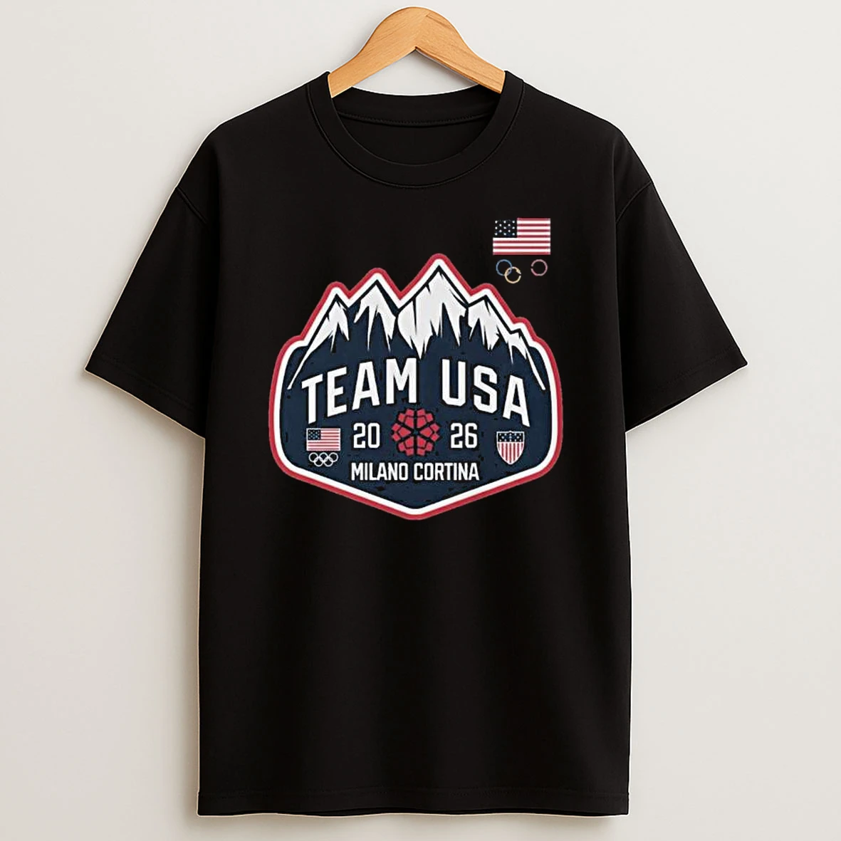 Team Usa Milano Cortina 2026 Logo T Shirt