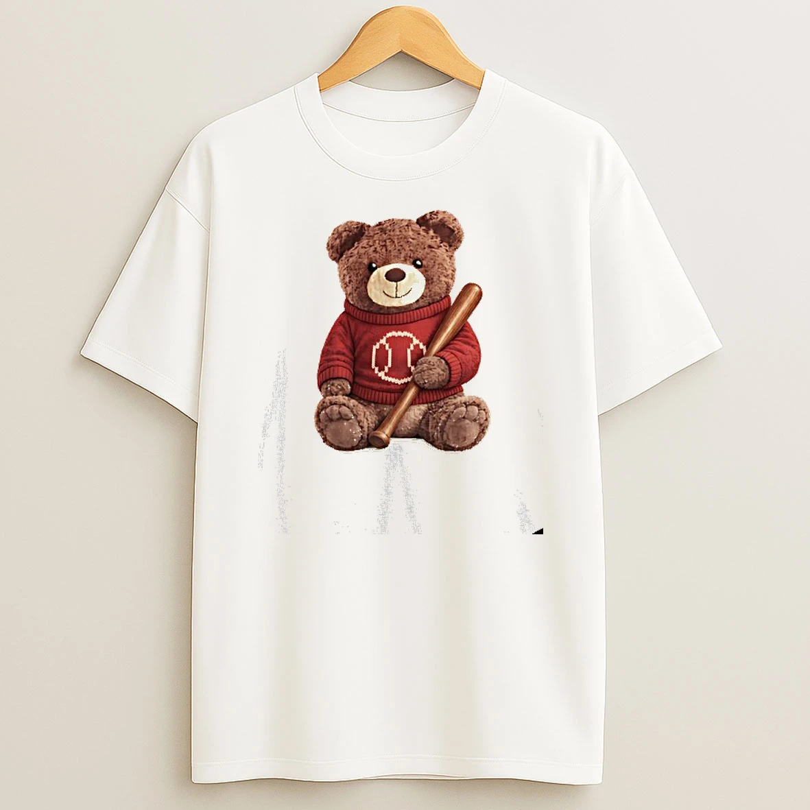 Teddy Bear Cincinnati Baseball T Shirt