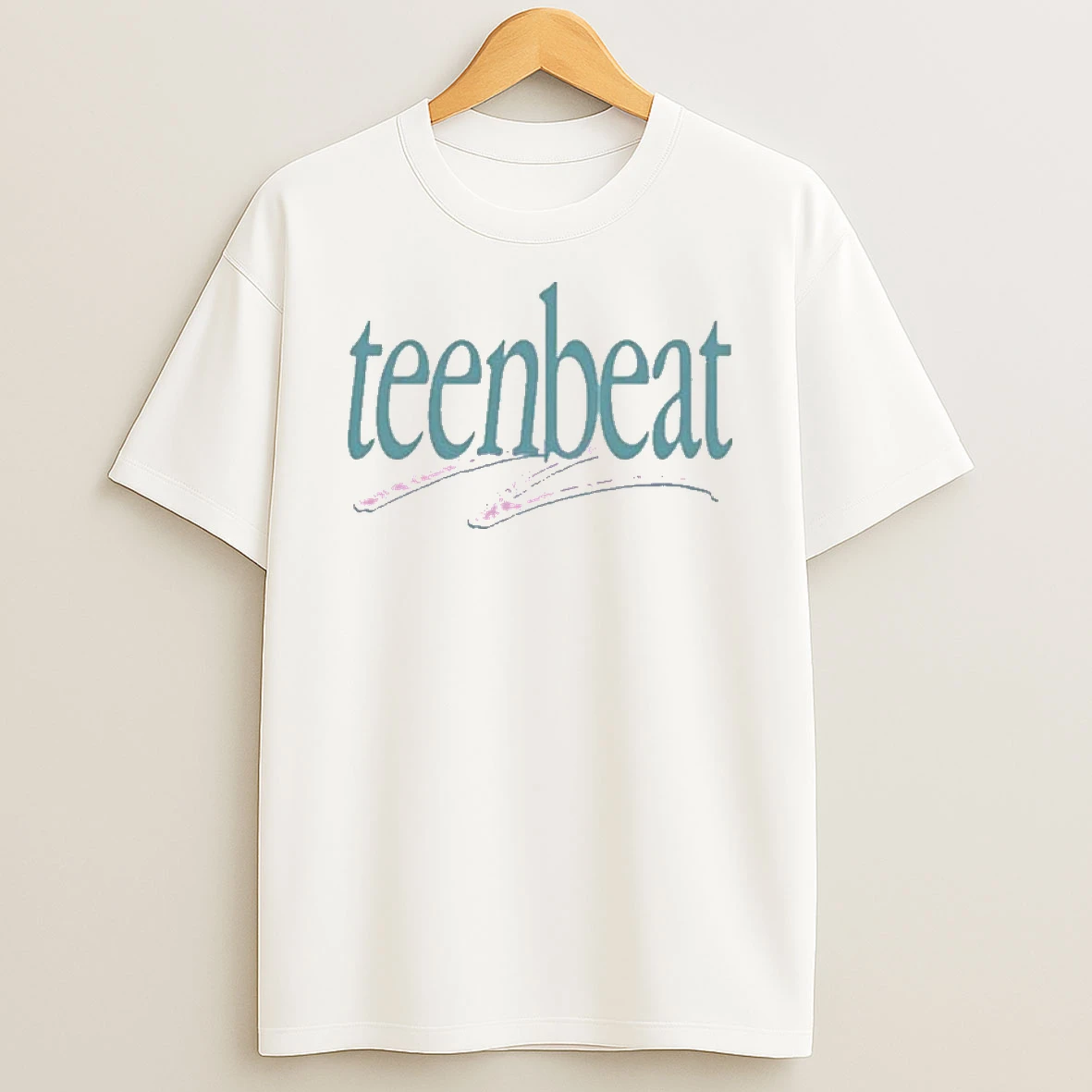 Teen Beat Nostalgia White Tour 2026 T Shirt
