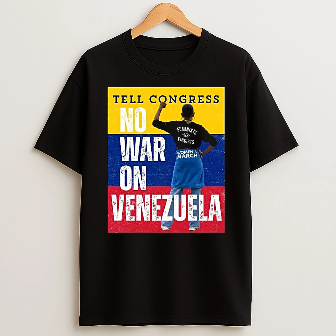 Tell Congress No War On Venezuela T Shirt