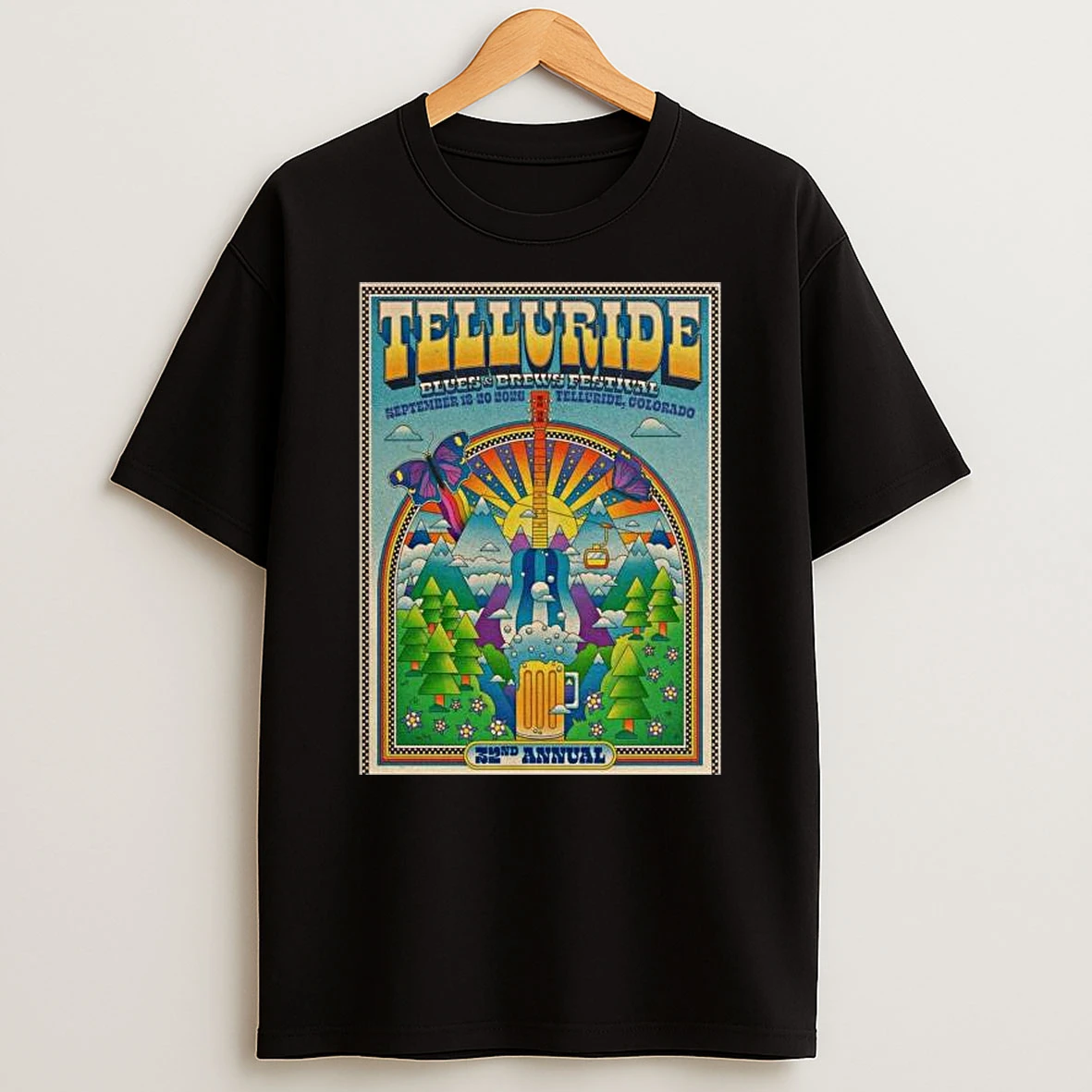 Telluride Blues Sept 18 20 2026 Colorado Event T Shirt