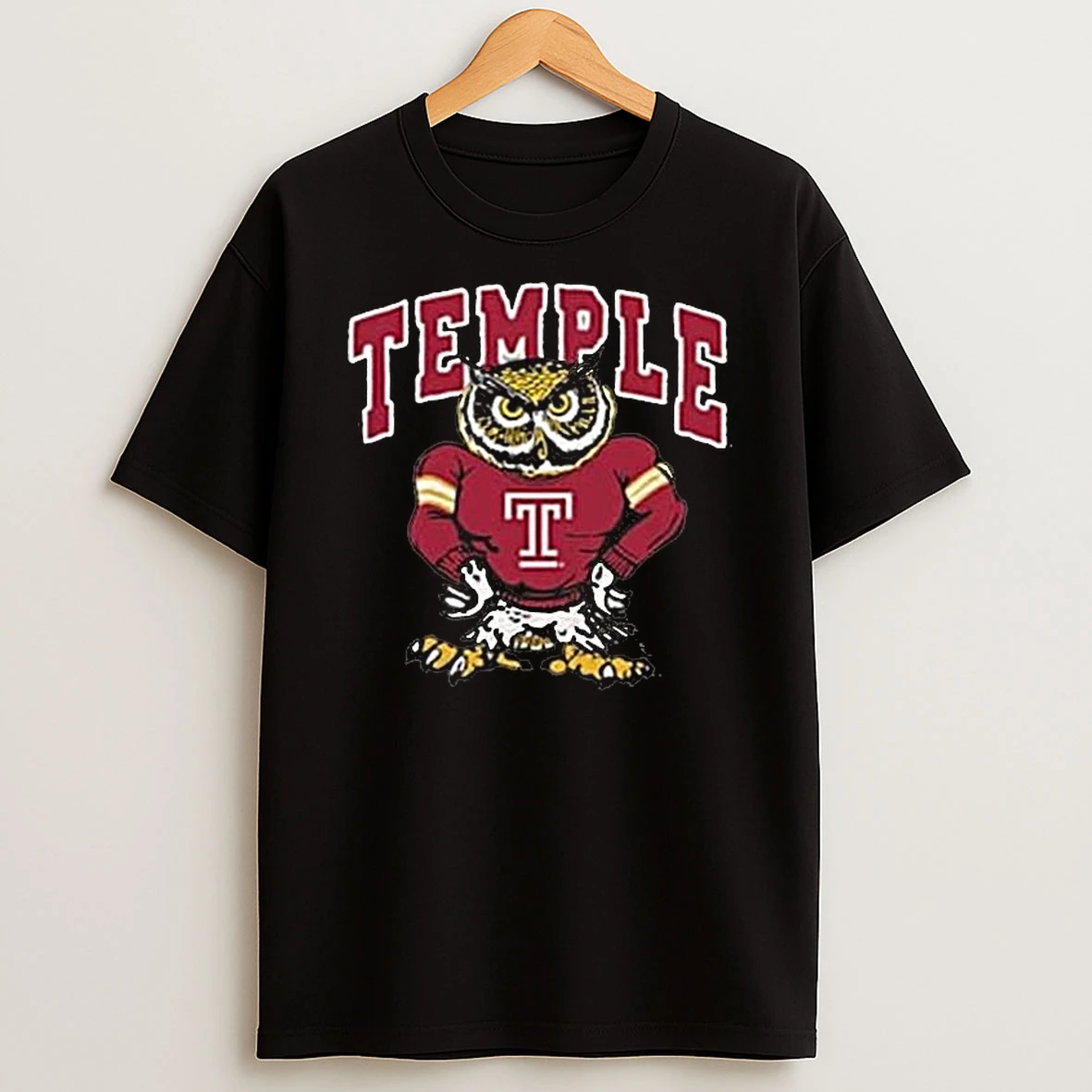 Temple Owls Mascot T Shirt
