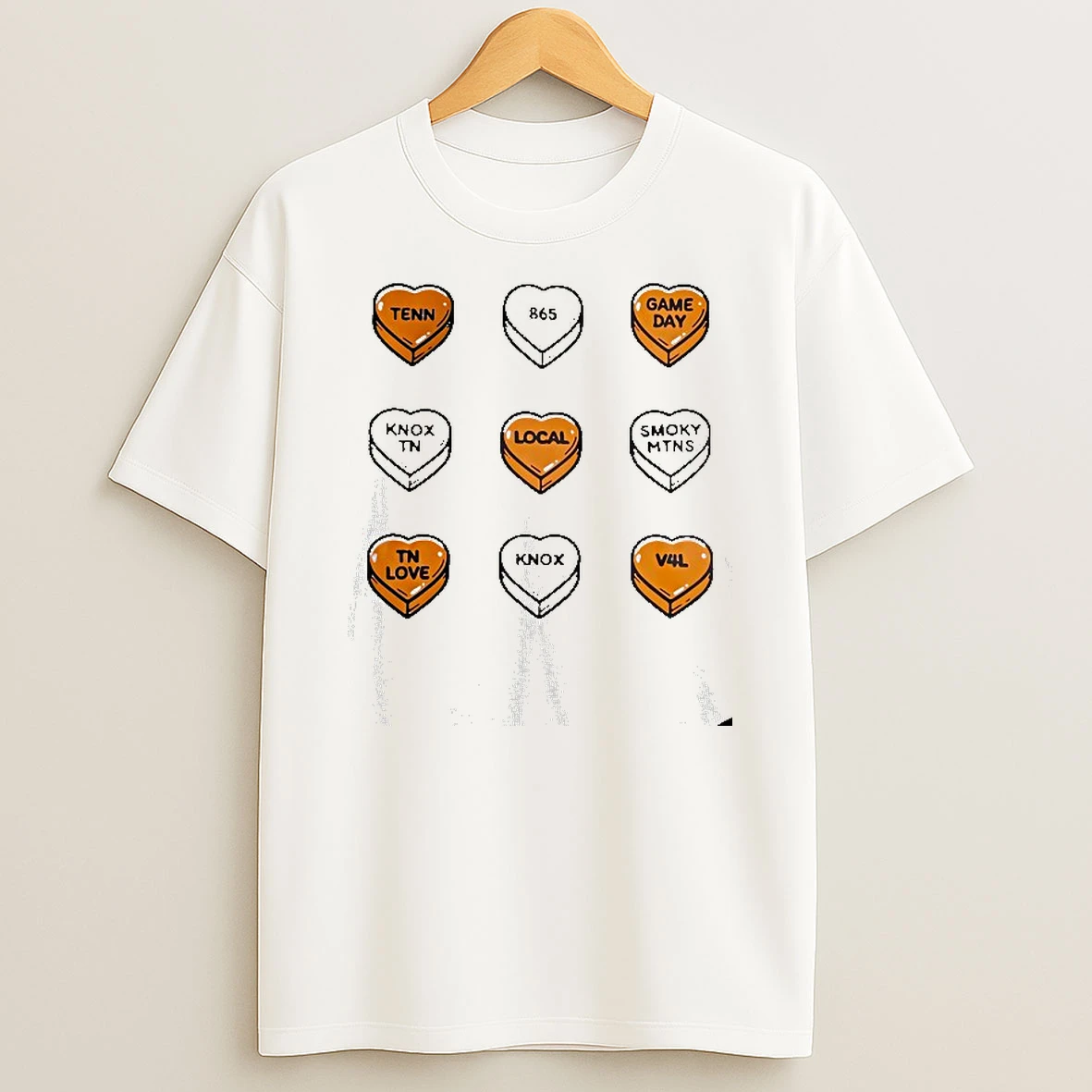 Tennessee Valentines Heart Box T Shirt