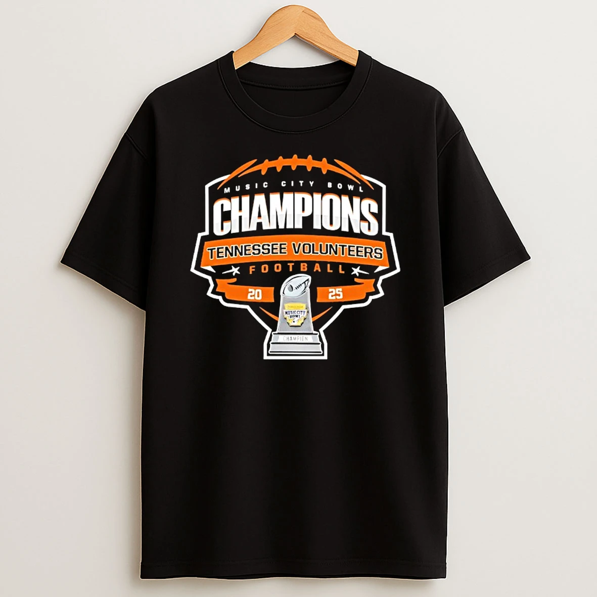 Tennessee Volunteers 2025 Music City Bowl Champions Football Cup T Shirt