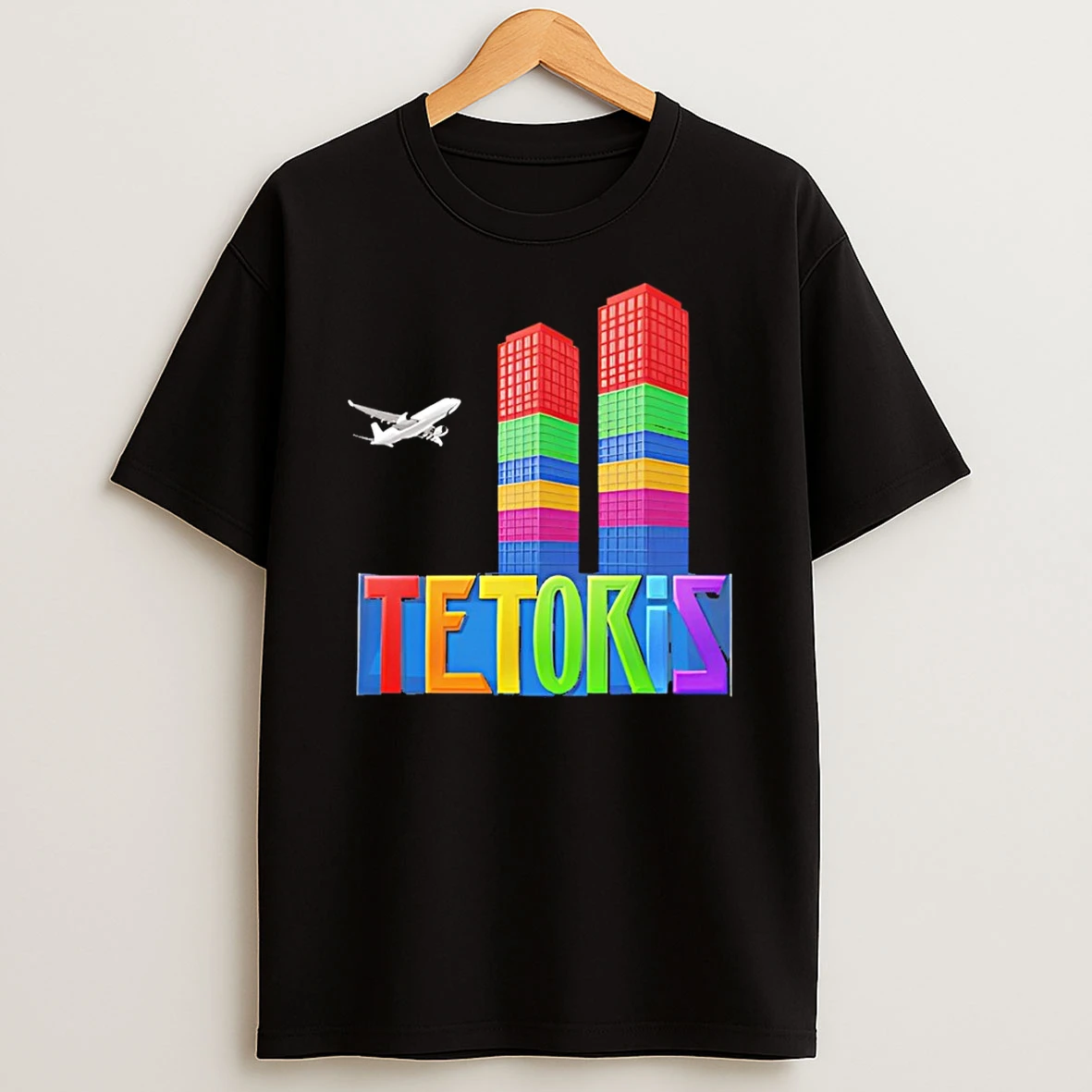 Tetoris 9 11 Twin Towers Lego Parody T Shirt
