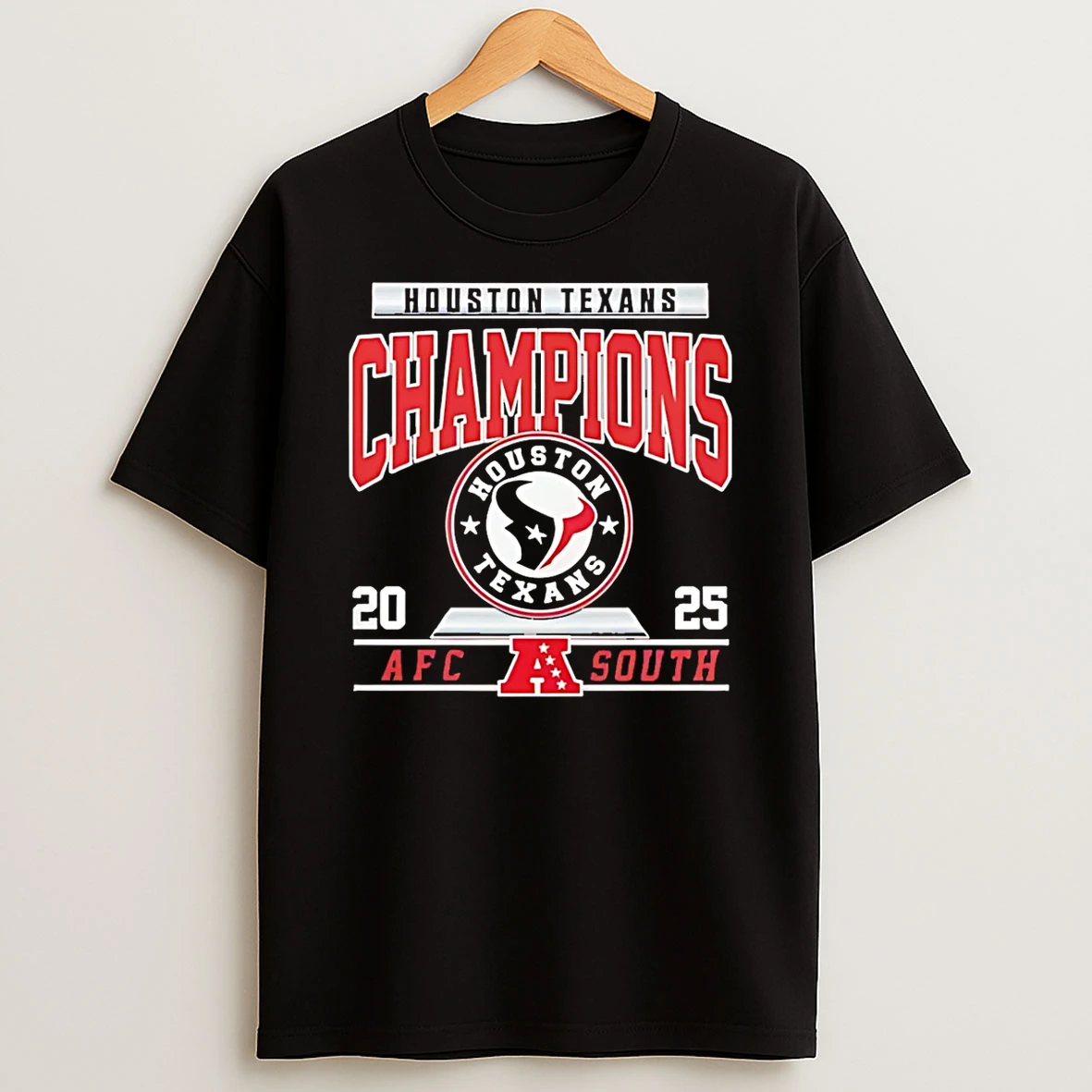 Texans 2025 Afc South Champions Classic T Shirt