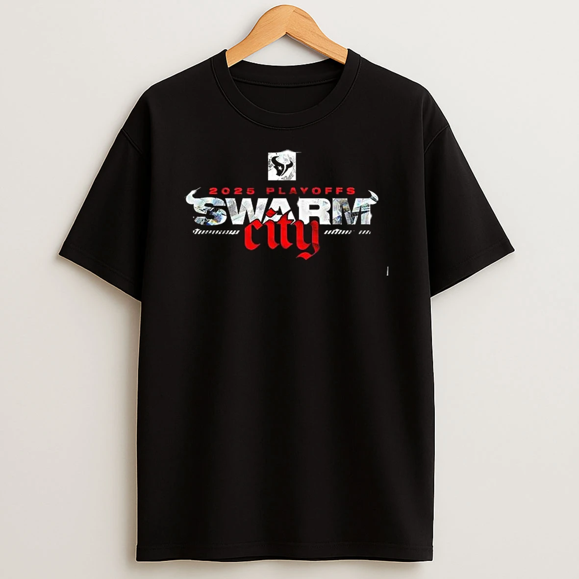 Texans Swarm City 2025 Playoffs T Shirt