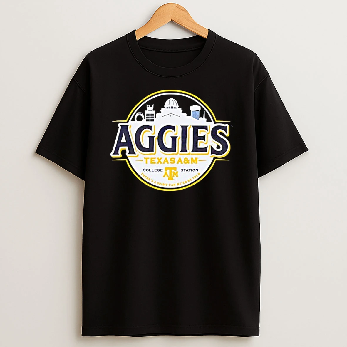 Texas A And M Aggies College Station X Brewed Light Logo T Shirt