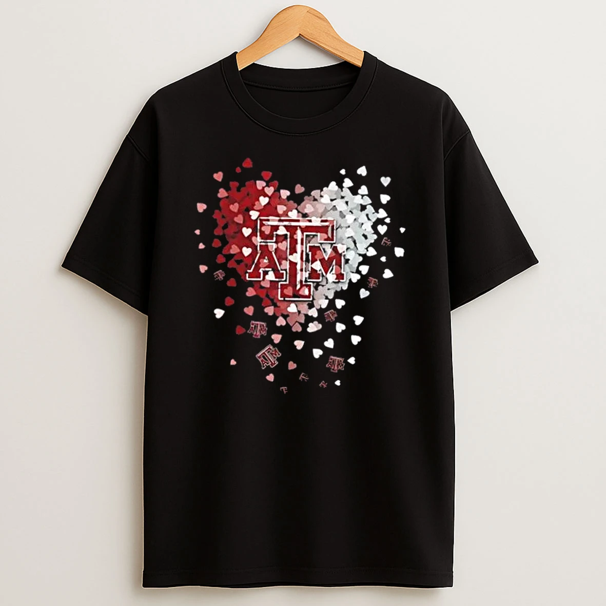 Texas Am Aggies Football Fans Hearts And Soul T Shirt