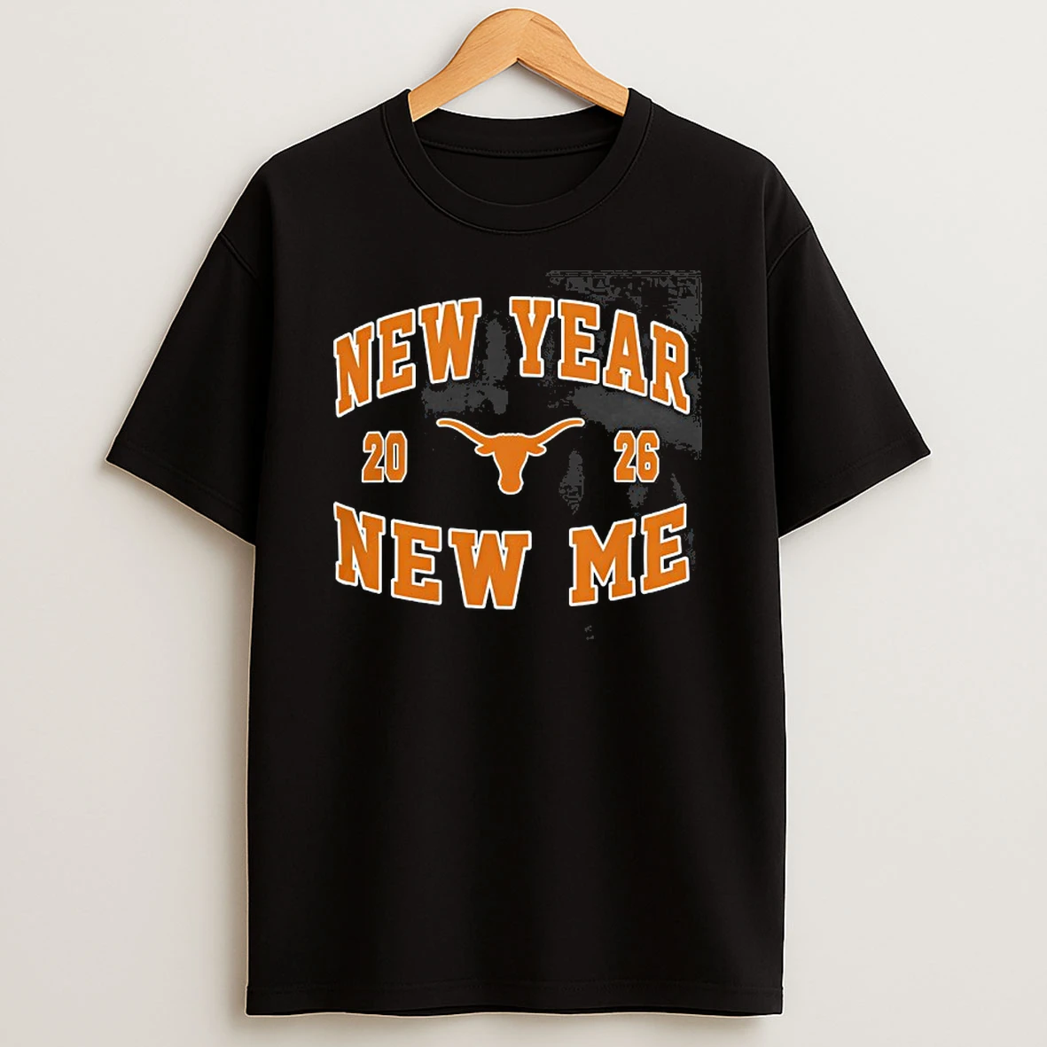 Texas Longhorns New Year New Me 2026 Logo T Shirt
