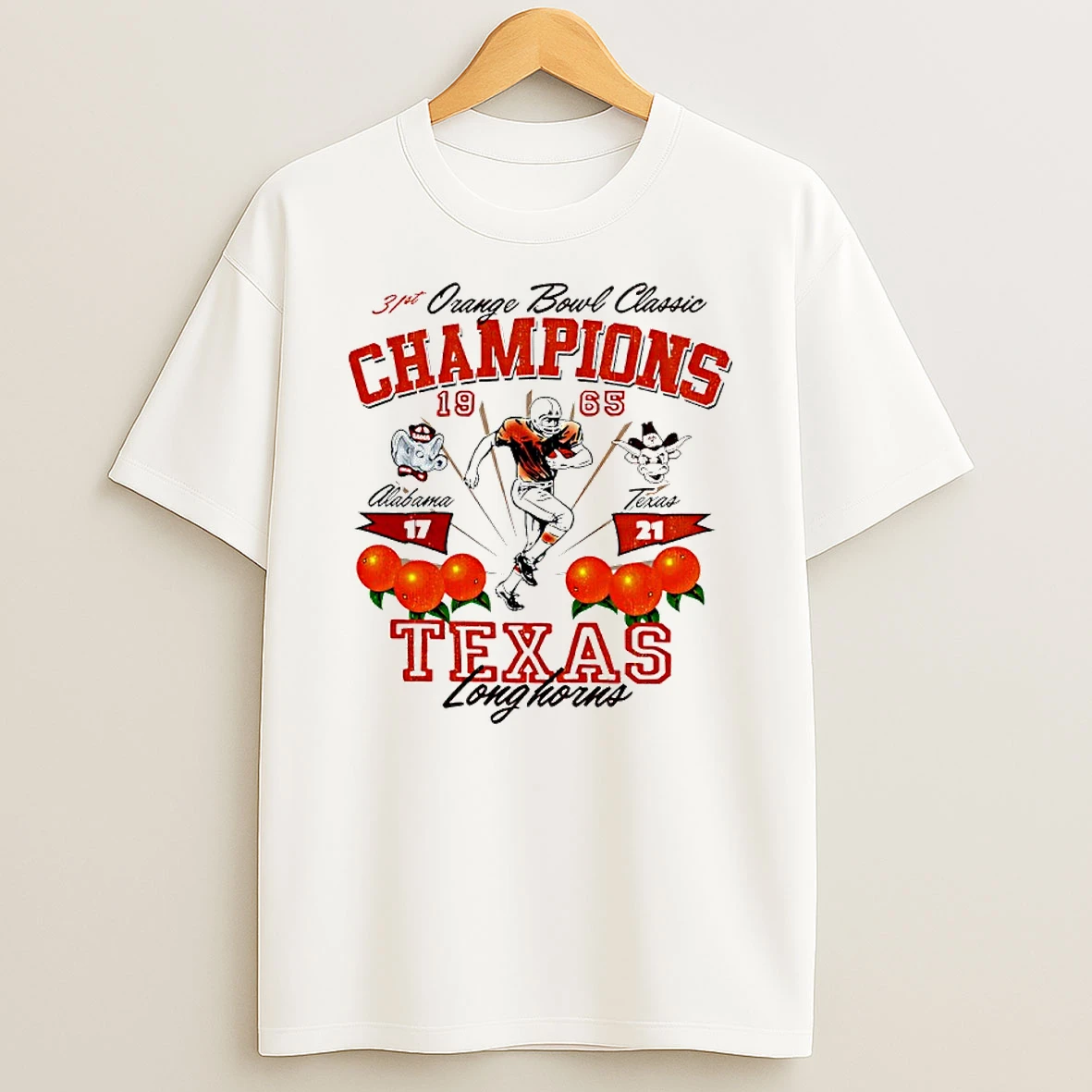 Texas Longhorns Defeated The Alabama Crimson Tide 31st Orange Bowl Classic T Shirt