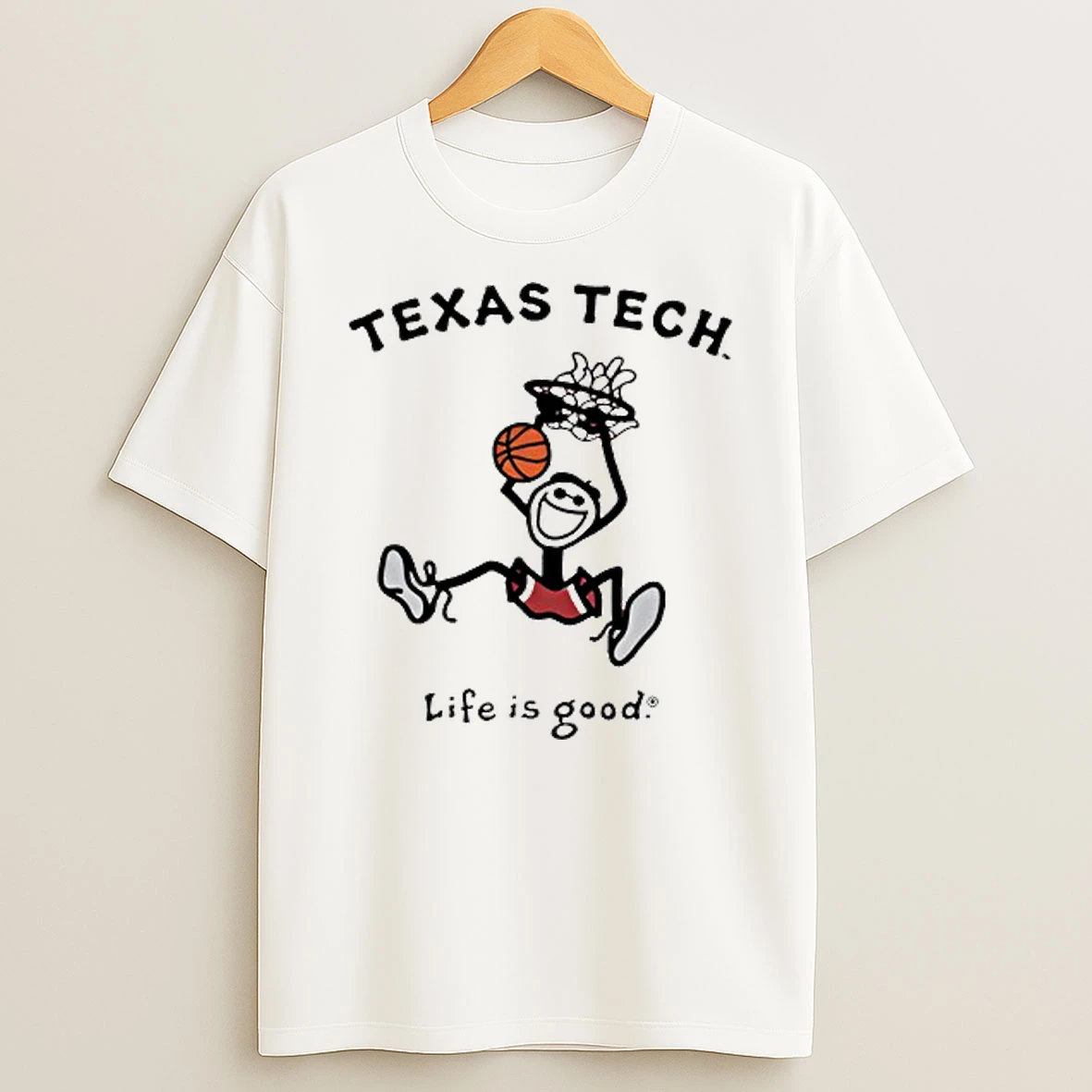Texas Tech Lig Jake Dunk Life Is Good T Shirt