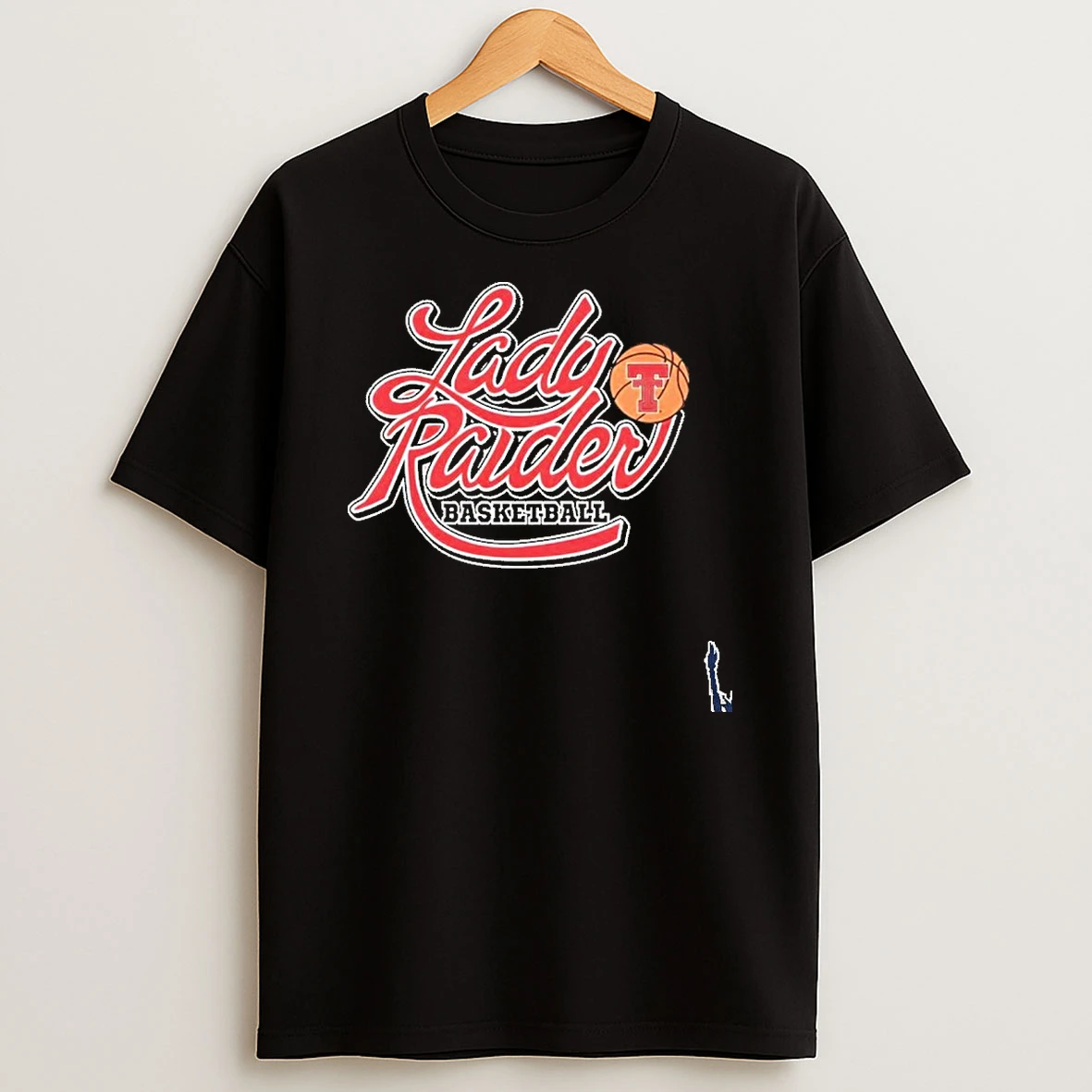 Texas Tech Lady Raiders Basketball Shaded T Shirt