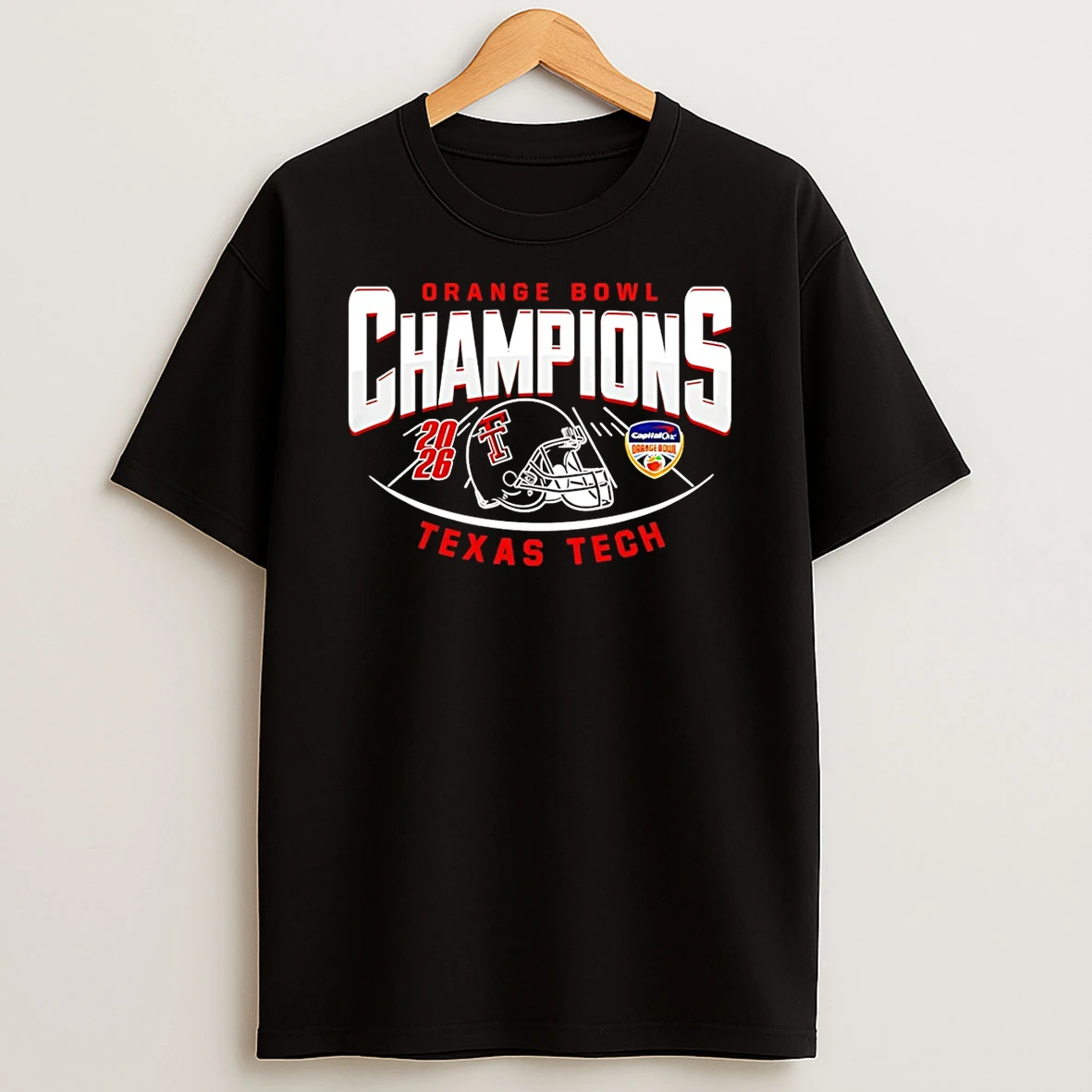 Texas Tech Orange Bowl Champions 2026 Football T Shirt