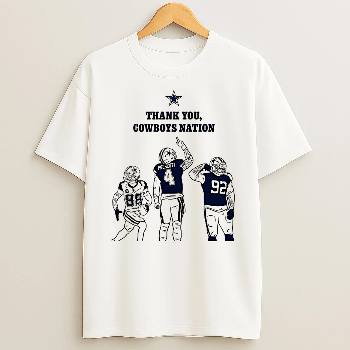 Thank You Dallas Cowboys Nation T Shirt