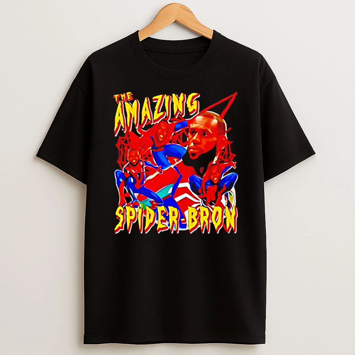 The Amazing Bron Spider Lebron James Graphic T Shirt