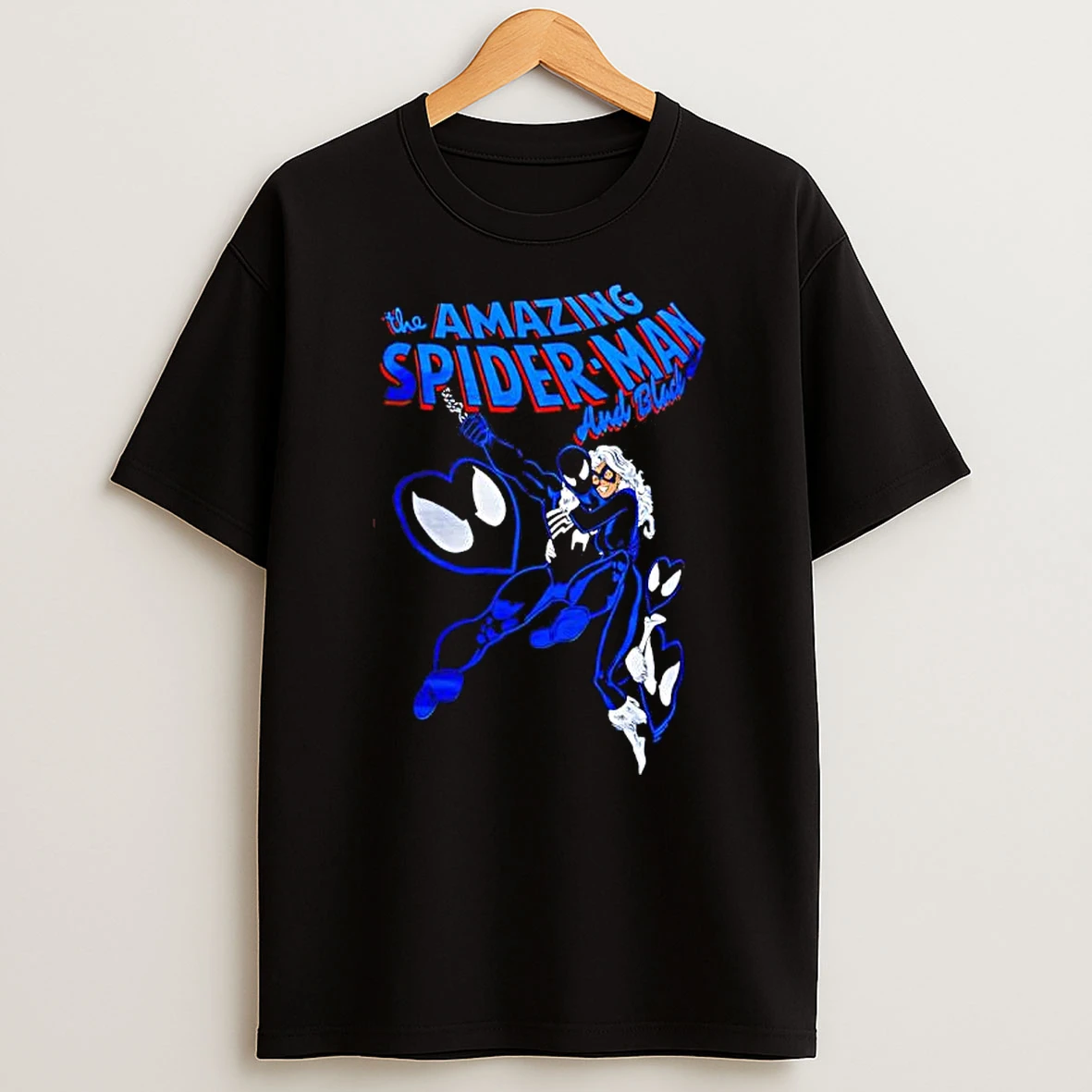 The Amazing Spider Man And Black Cat Graphic T Shirt