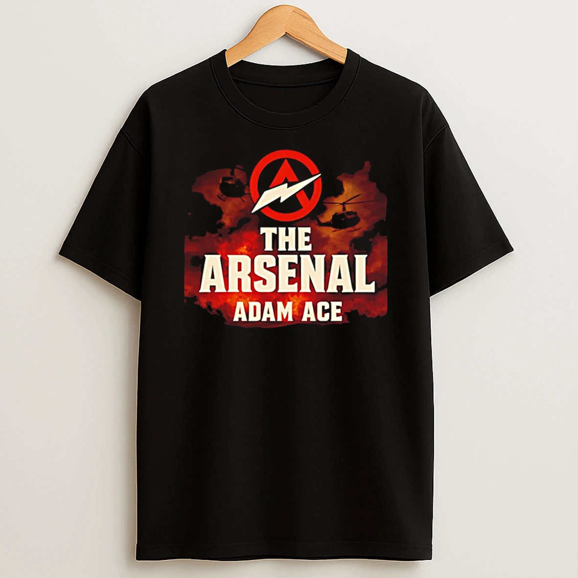The Arsenal Adam Ace Helicopter Ride T Shirt