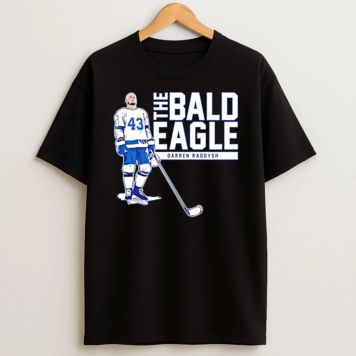 The Bald Eagle Darren Raddysh Tampa Bay Lightning Hockey T Shirt