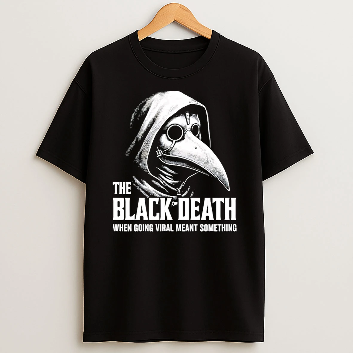 The Black Death Going Viral Geek T Shirt