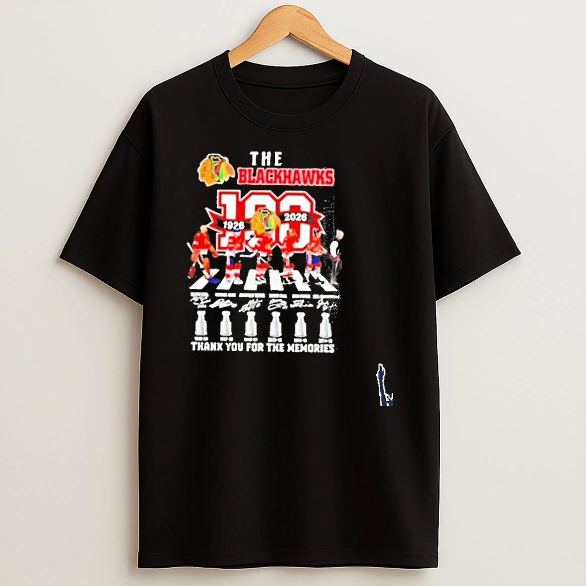 The Blackhawks 100th 1926 2026 Thank You For The Memories T Shirt
