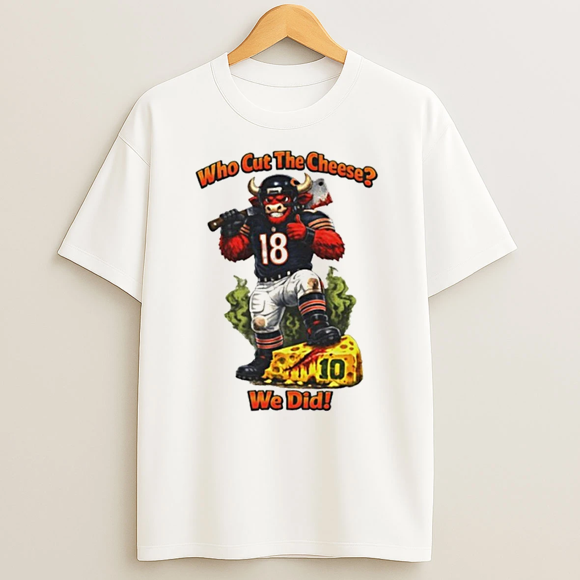 The Chicago Comeback Who Cut The Cheese Bears Vs Packers T Shirt