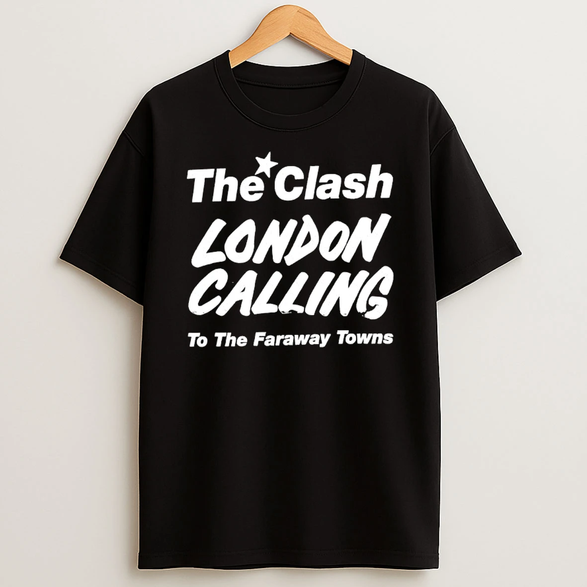 The Clash London Calling To The Faraway Towns T Shirt
