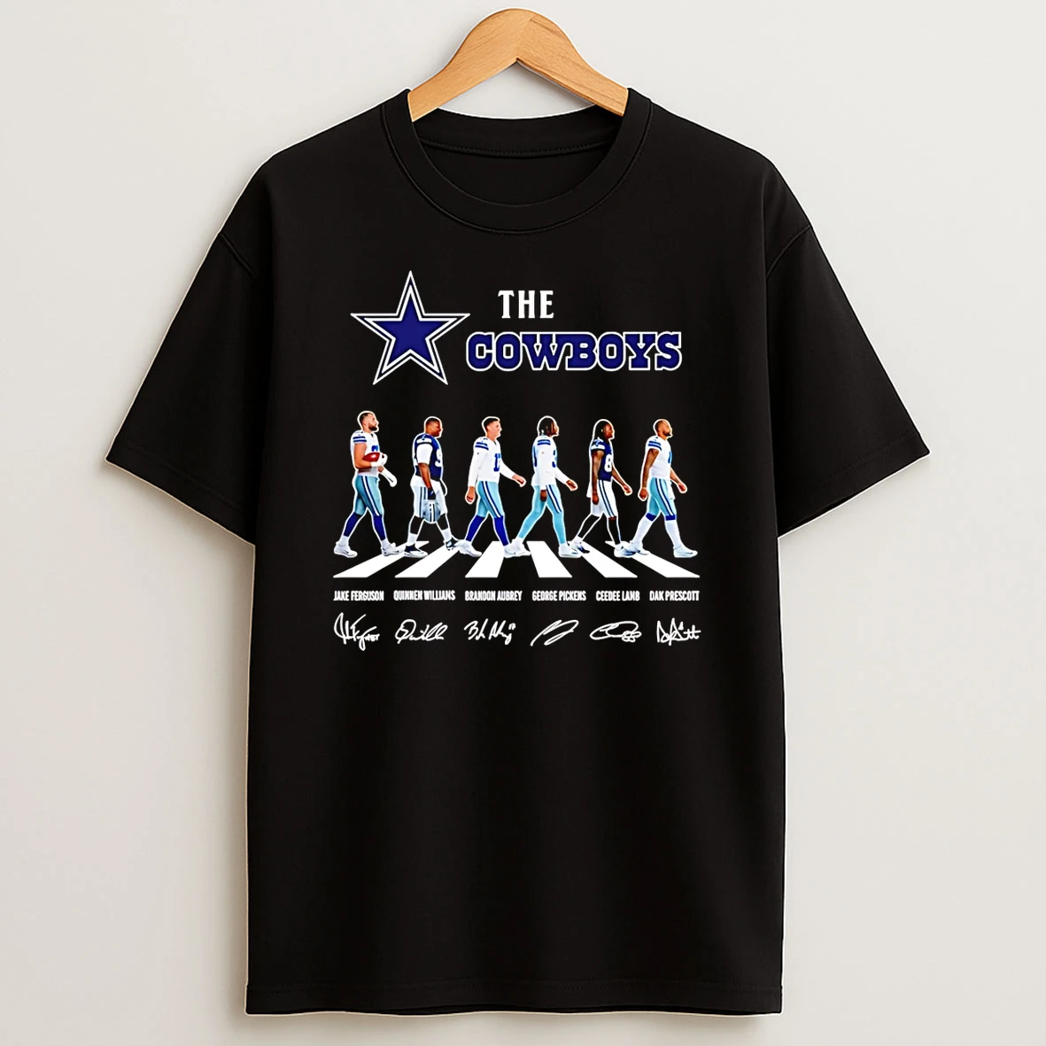 The Dallas Cowboys Cross The Street Signatures 2026 T Shirt