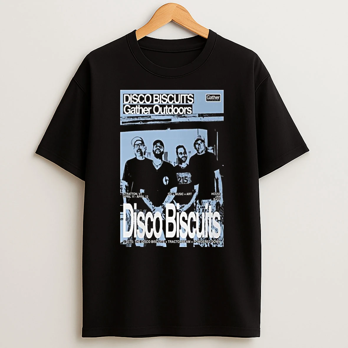 The Disco Biscuits Stratton Vt April 11 12 2026 Concert T Shirt