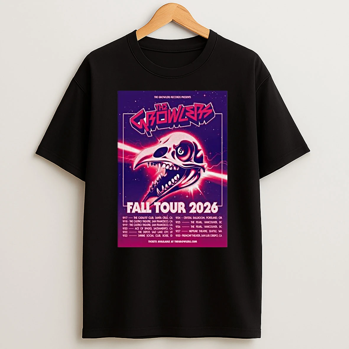 The Growlers Fall Tour Dates 2026 T Shirt