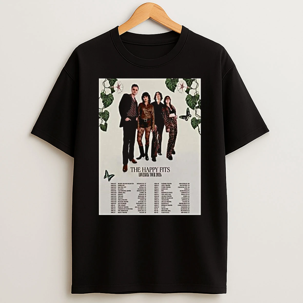 The Happy Fits Lovesick Tour 2026 T Shirt
