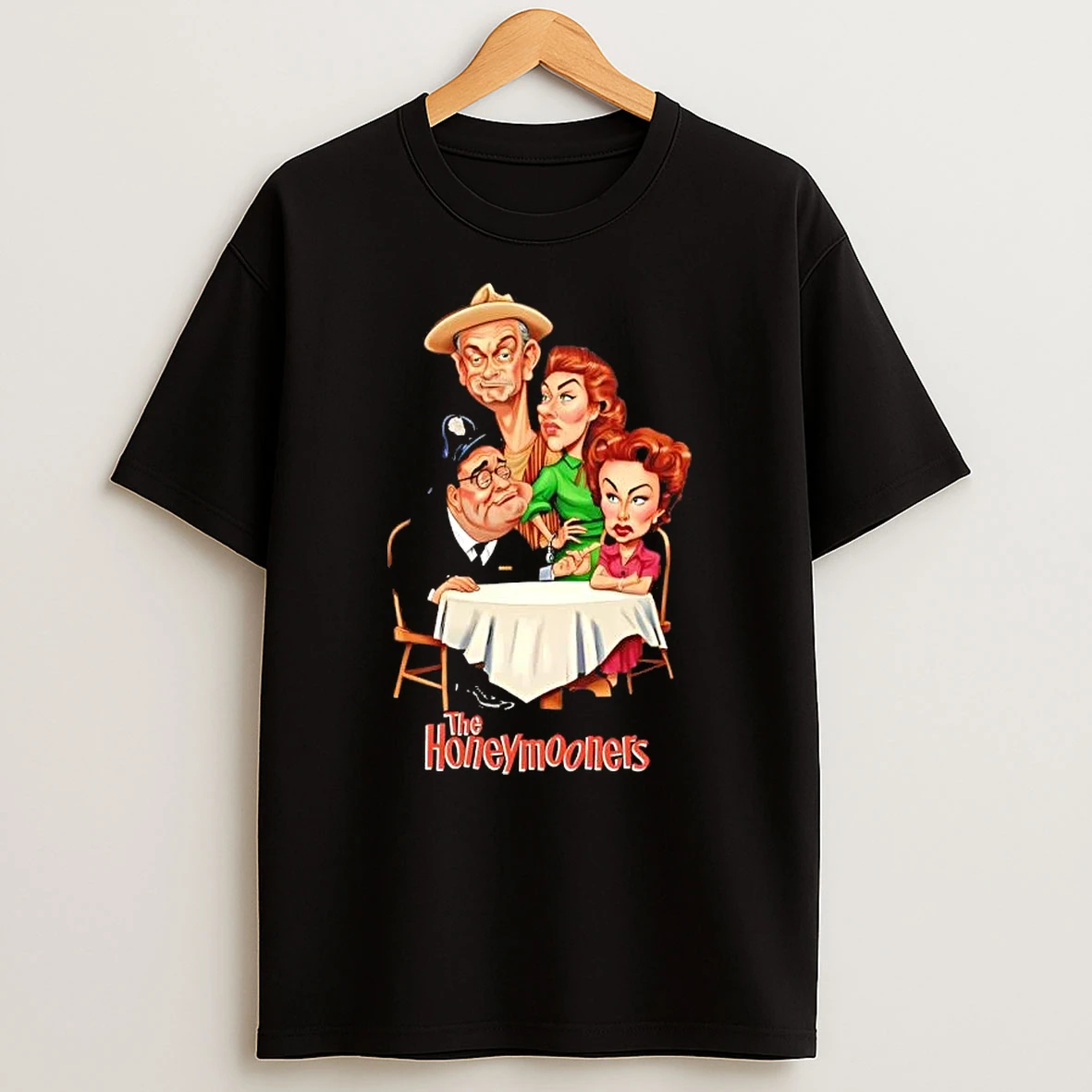 The Honeymooners 50s Caricature Vintage T Shirt