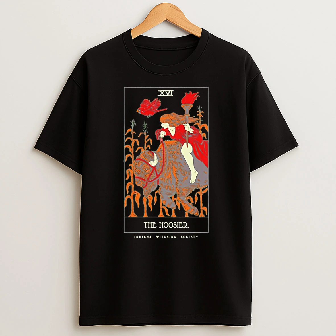 The Hoosier Tarot Indiana Witching Society T Shirt