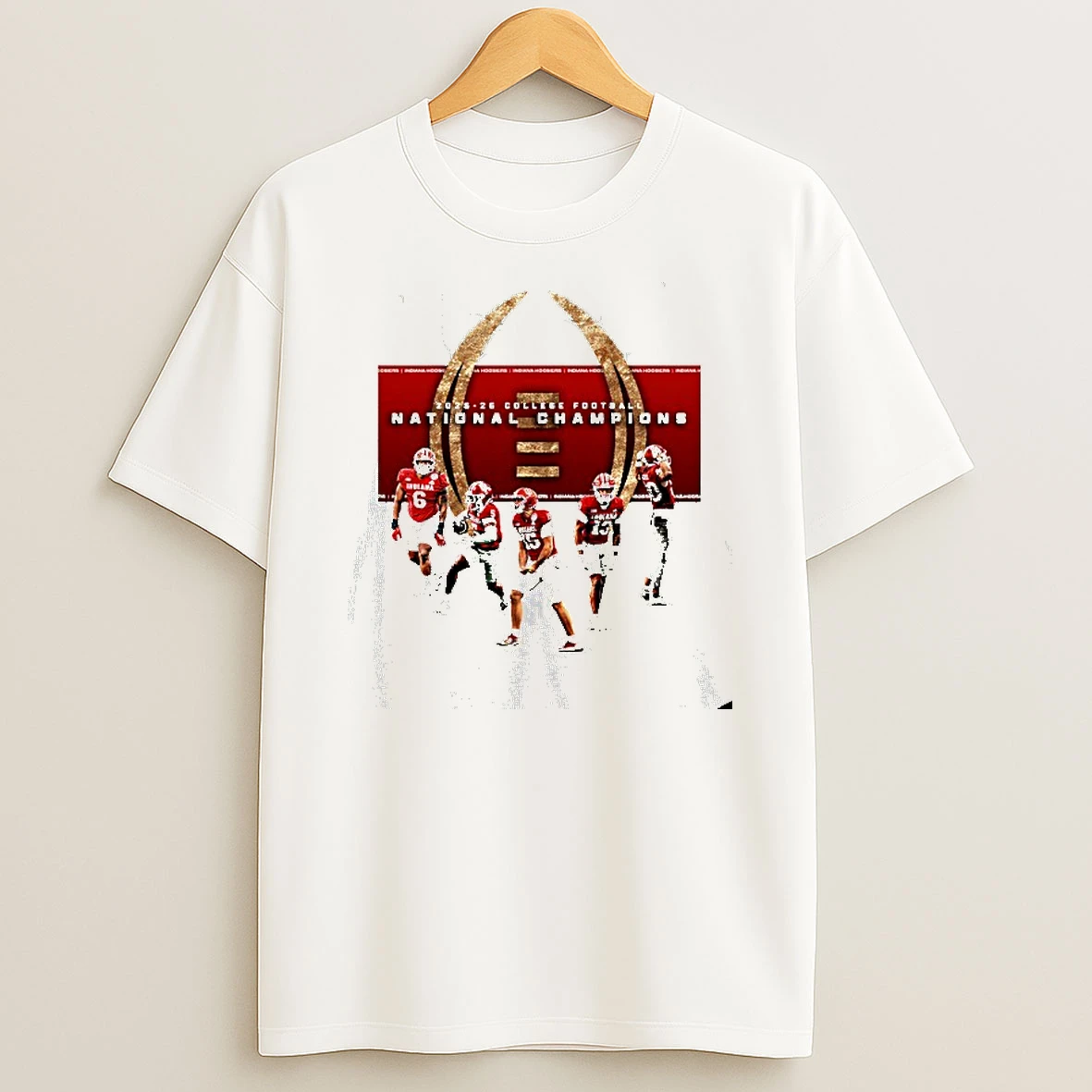 The Indiana Hoosiers 2025 2026 College Football National Champions T Shirt