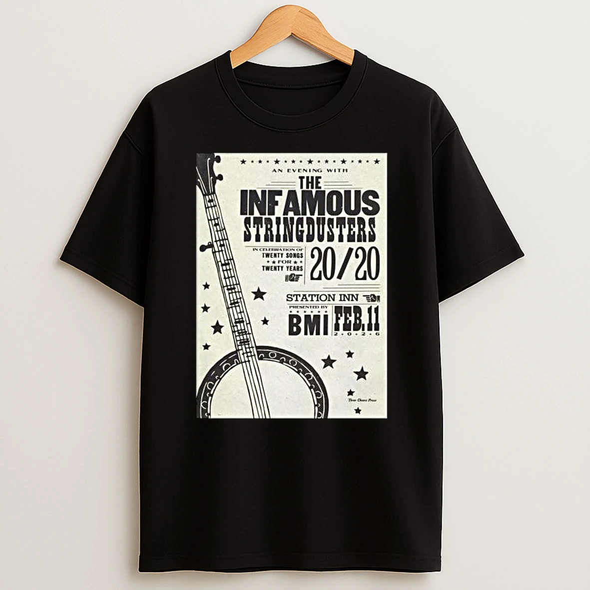 The Infamous Stringdusters February 11 2026 In Nashville Tn Tour T Shirt