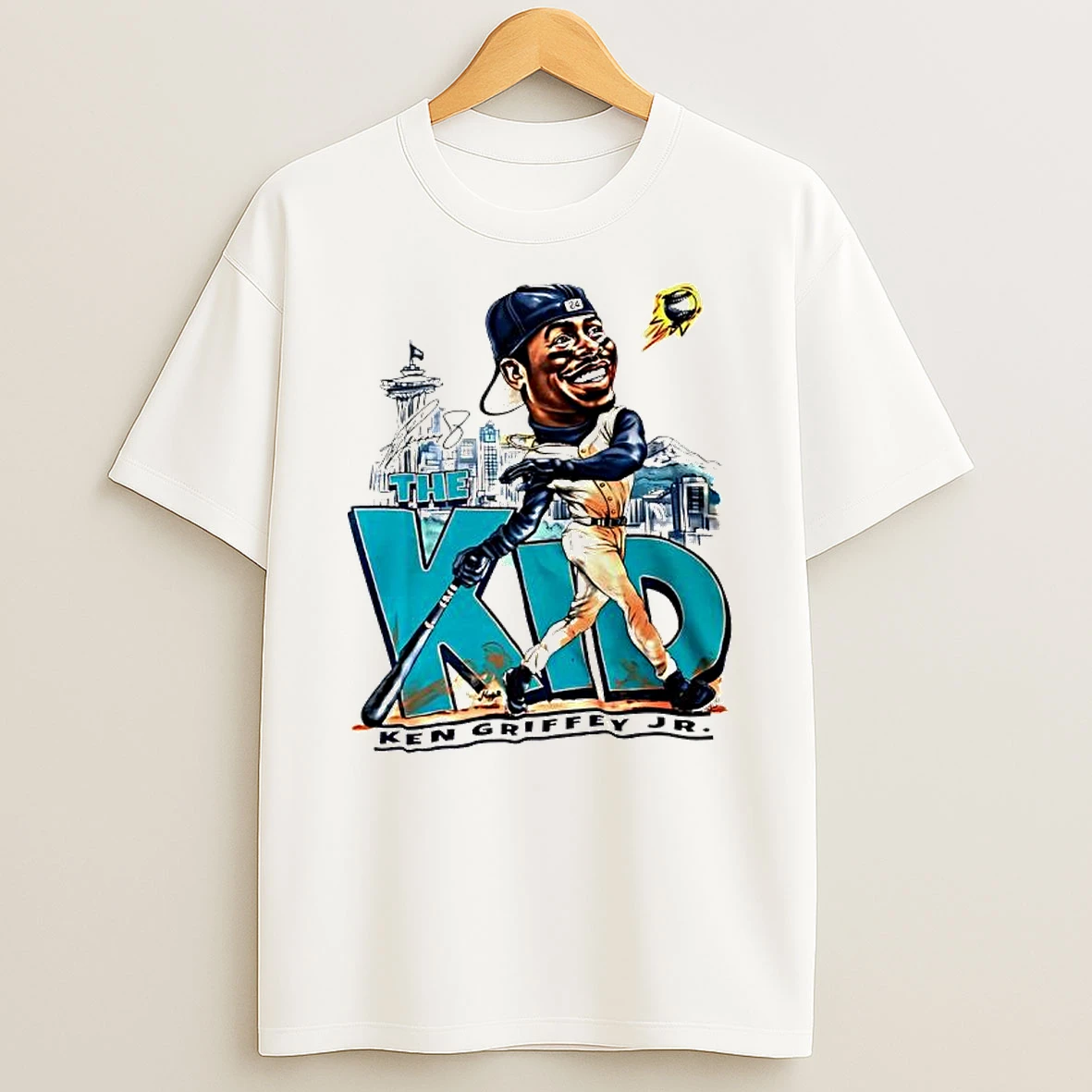 The Kid Ken Griffey Jr Signature T Shirt