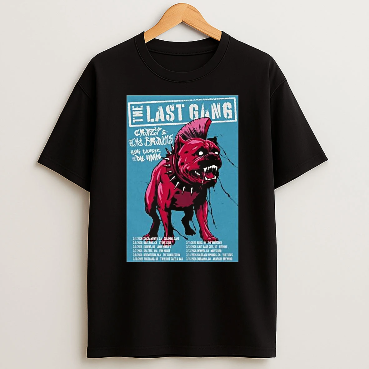 The Last Gang Mar 2026 Tour T Shirt