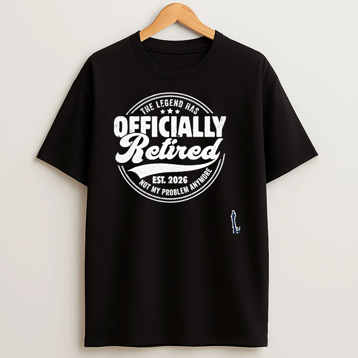 The Legend Has Officially Retired Est 2026 Emblem T Shirt
