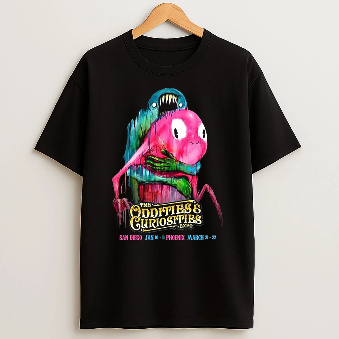 The Oddities Curiosities Expo San Diego Jan 10 11 Phoenix March 21 22 2026 T Shirt