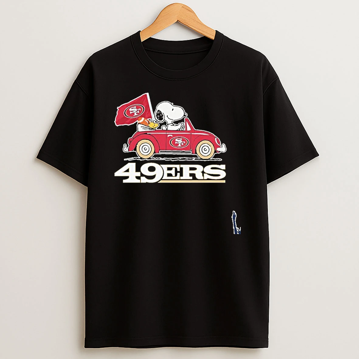 The Peanuts Driving Car X San Francisco 49ers Playoffs T Shirt