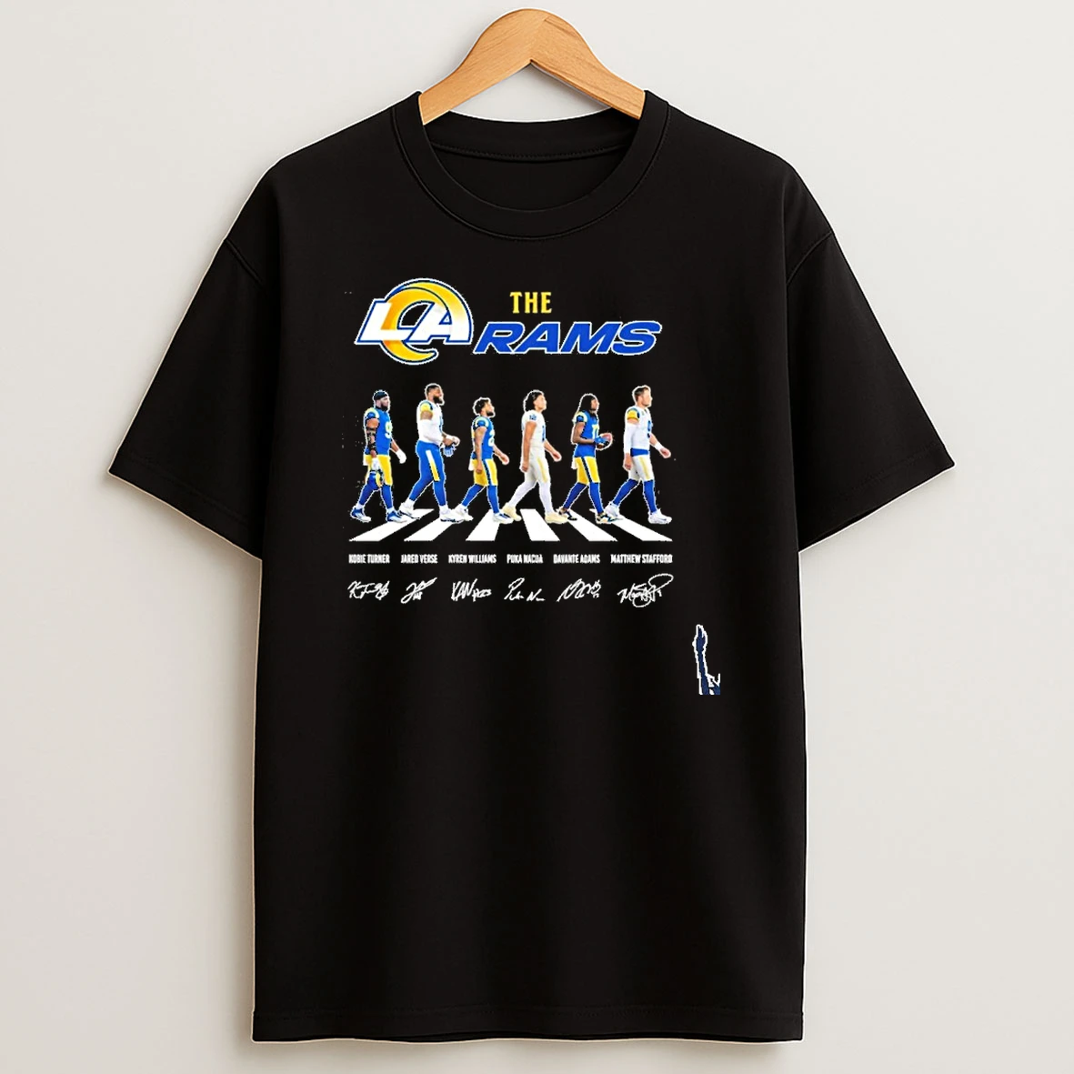 The Rams Player Abbey Road Signature T Shirt