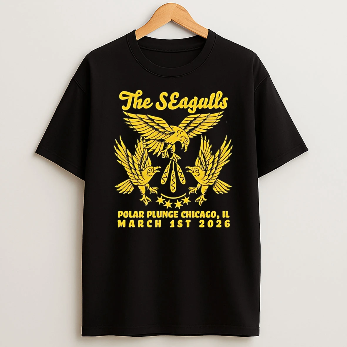 The Seagulls Polar Plunge Chicago Ilmarch 1st 2026 T Shirt