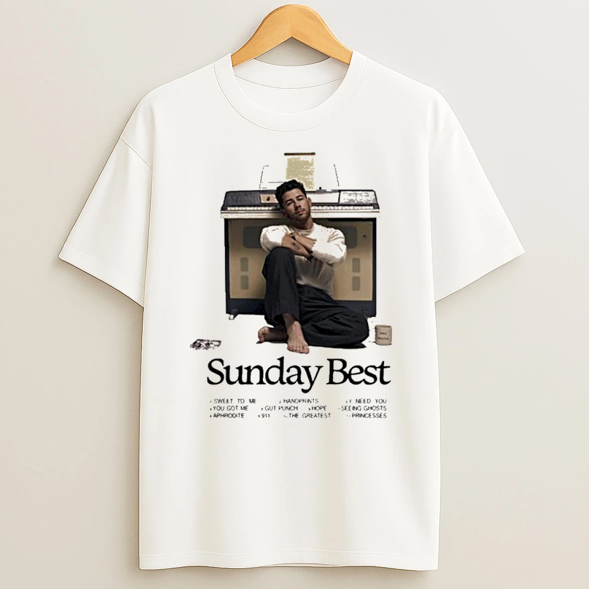The Sunday Best Tracklist Nick Jonas T Shirt