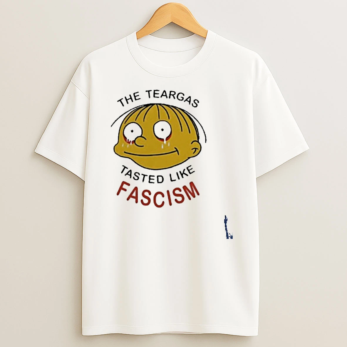 The Teargas Tasted Like Fascism Cartoon Meme T Shirt