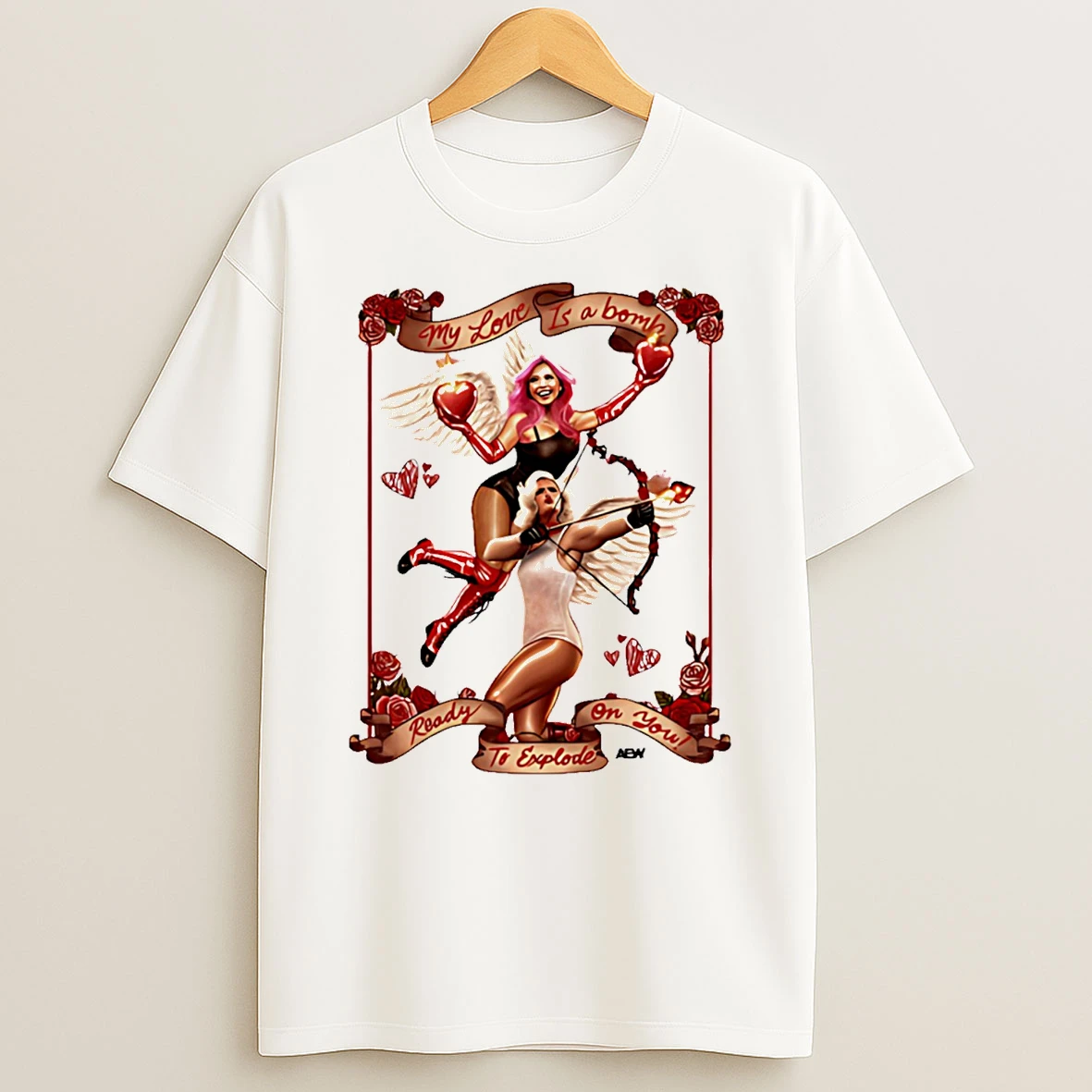 The Timeless Love Bombs Valentines Day T Shirt