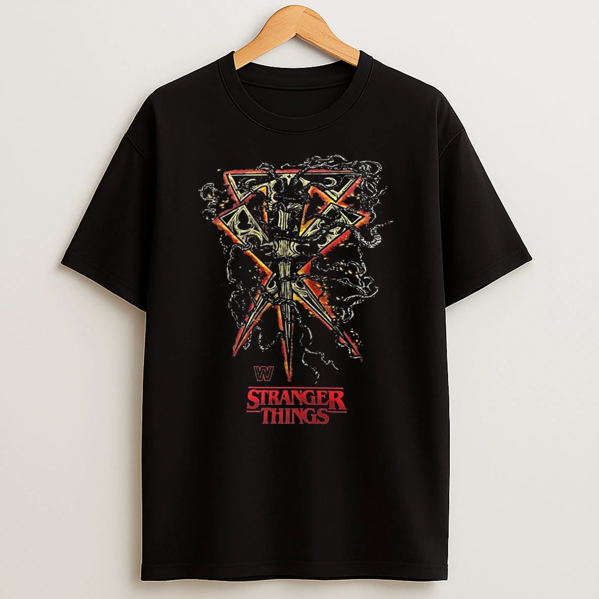 The Undertaker Wwe X Stranger Things T Shirt