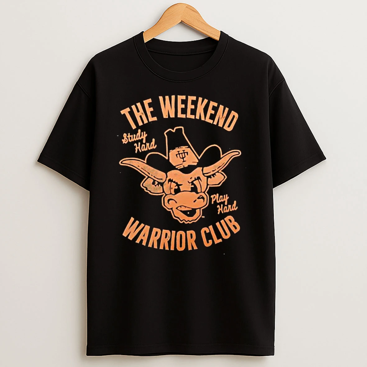 The Weekend Warrior Club Texas Longhorns Study Hard Play Hard T Shirt