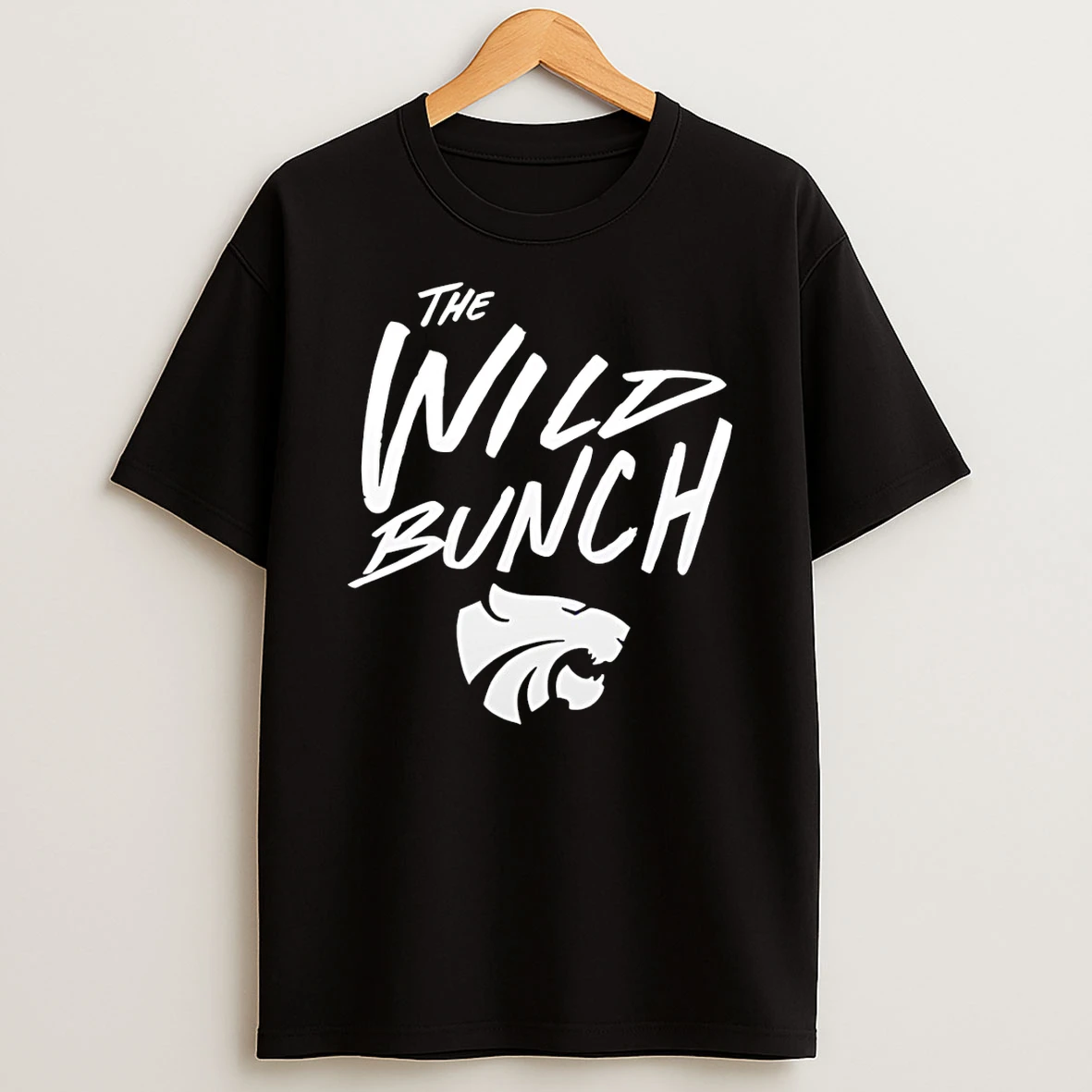 The Wild Bunch Humble Wildcats Football Logo T Shirt