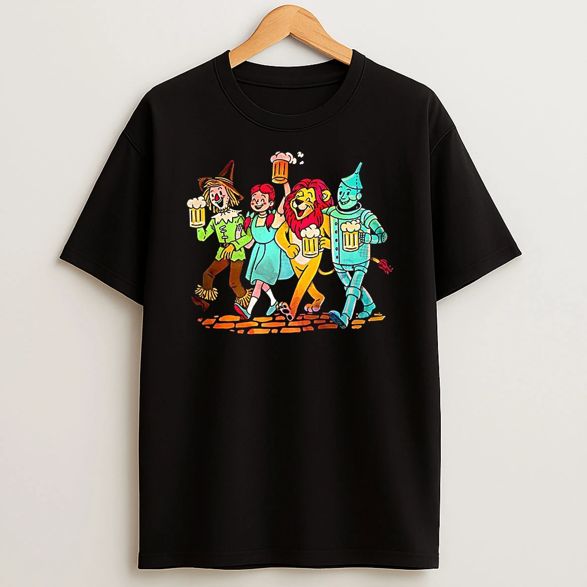 The Wizard Of Oz Cartoon Party T Shirt